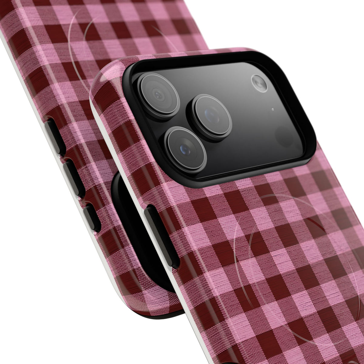 Club Check MagSafe Tough Phone Case — Magnetic Protective Cover