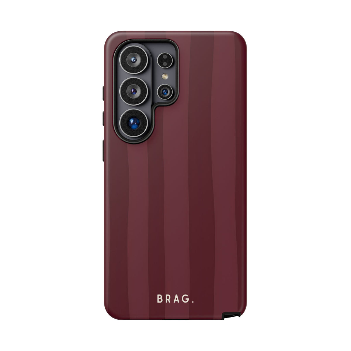 Dark Cherry Tough Phone Case – Shockproof Protective iPhone Cover