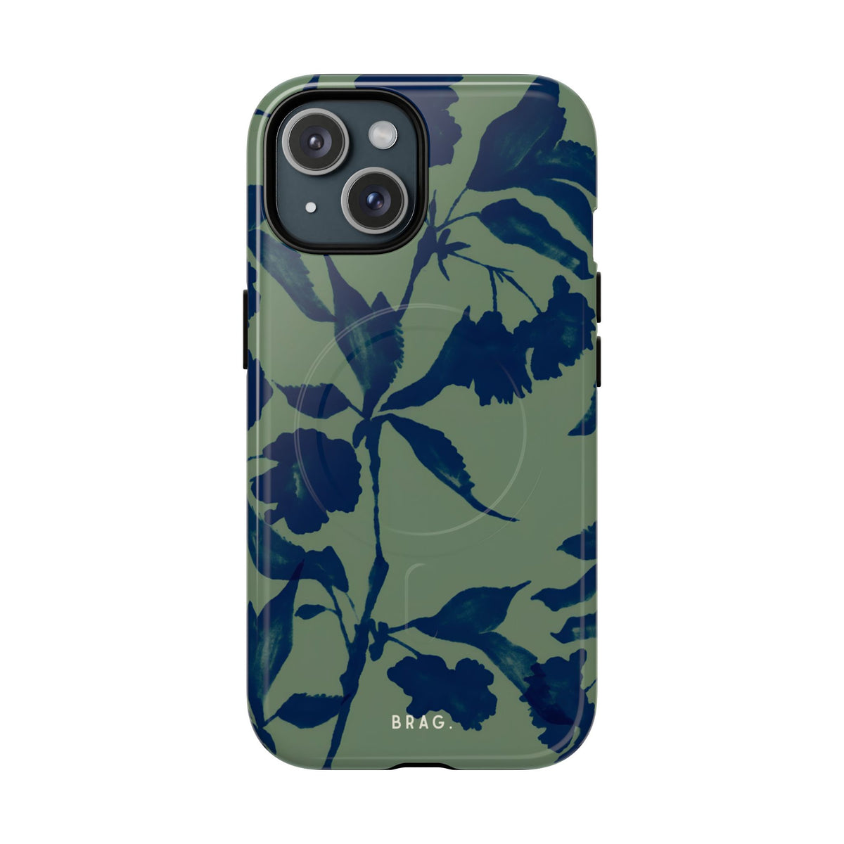 Sage Bloom MagSafe Tough Phone Case — Magnetic Protective Cover