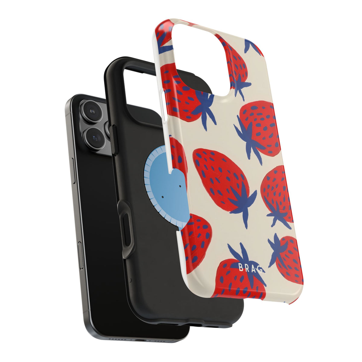 Strawberry Field Magnetic Impact-Resistant Phone Case