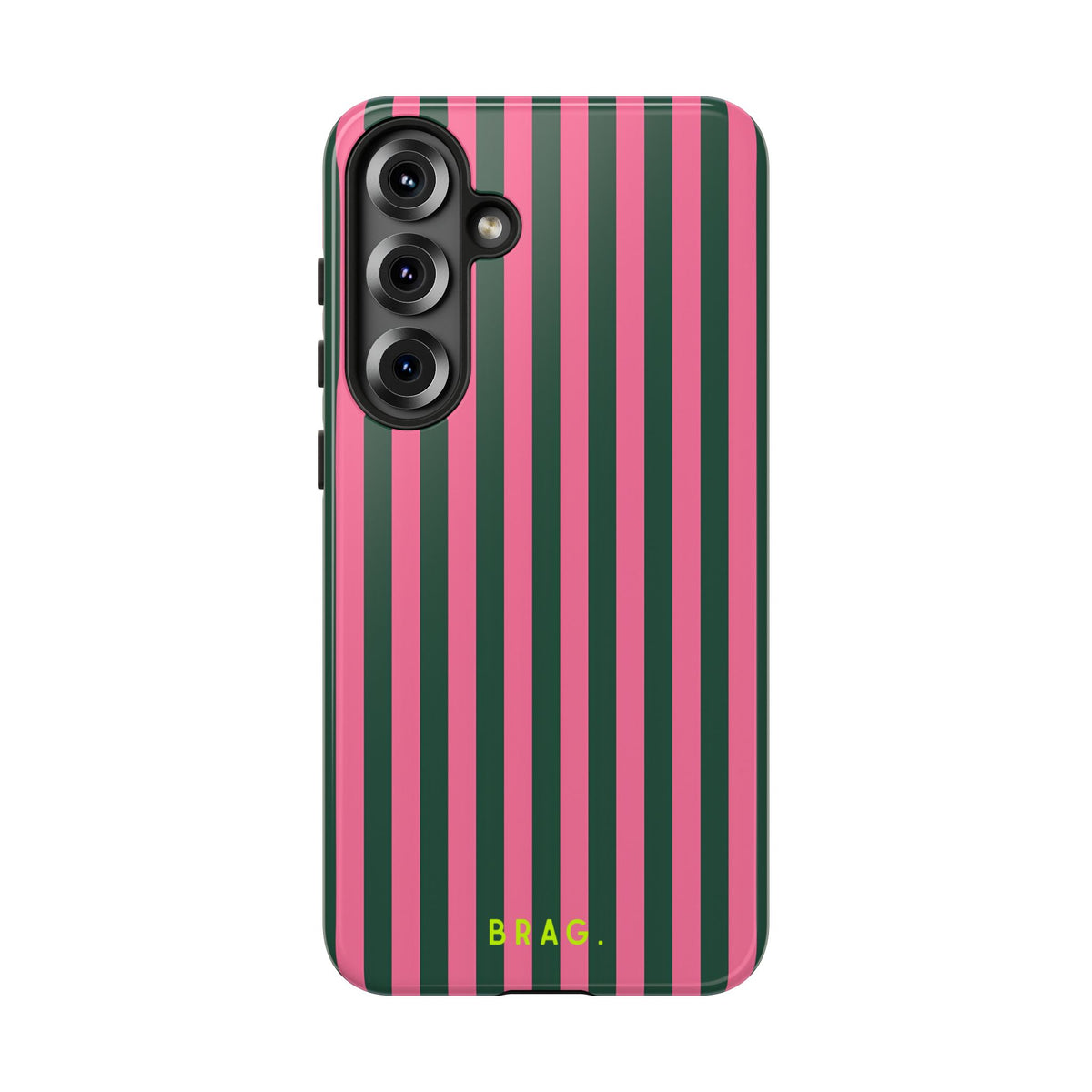 Flamingo Stripe Tough Phone Case – Shockproof Protective iPhone Cover
