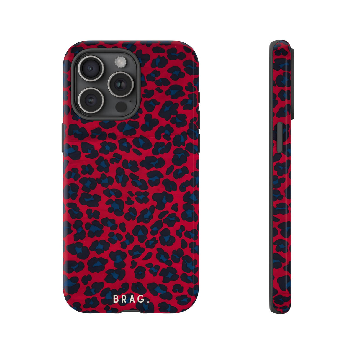 Red Flag Tough Phone Case – Shockproof Protective iPhone Cover