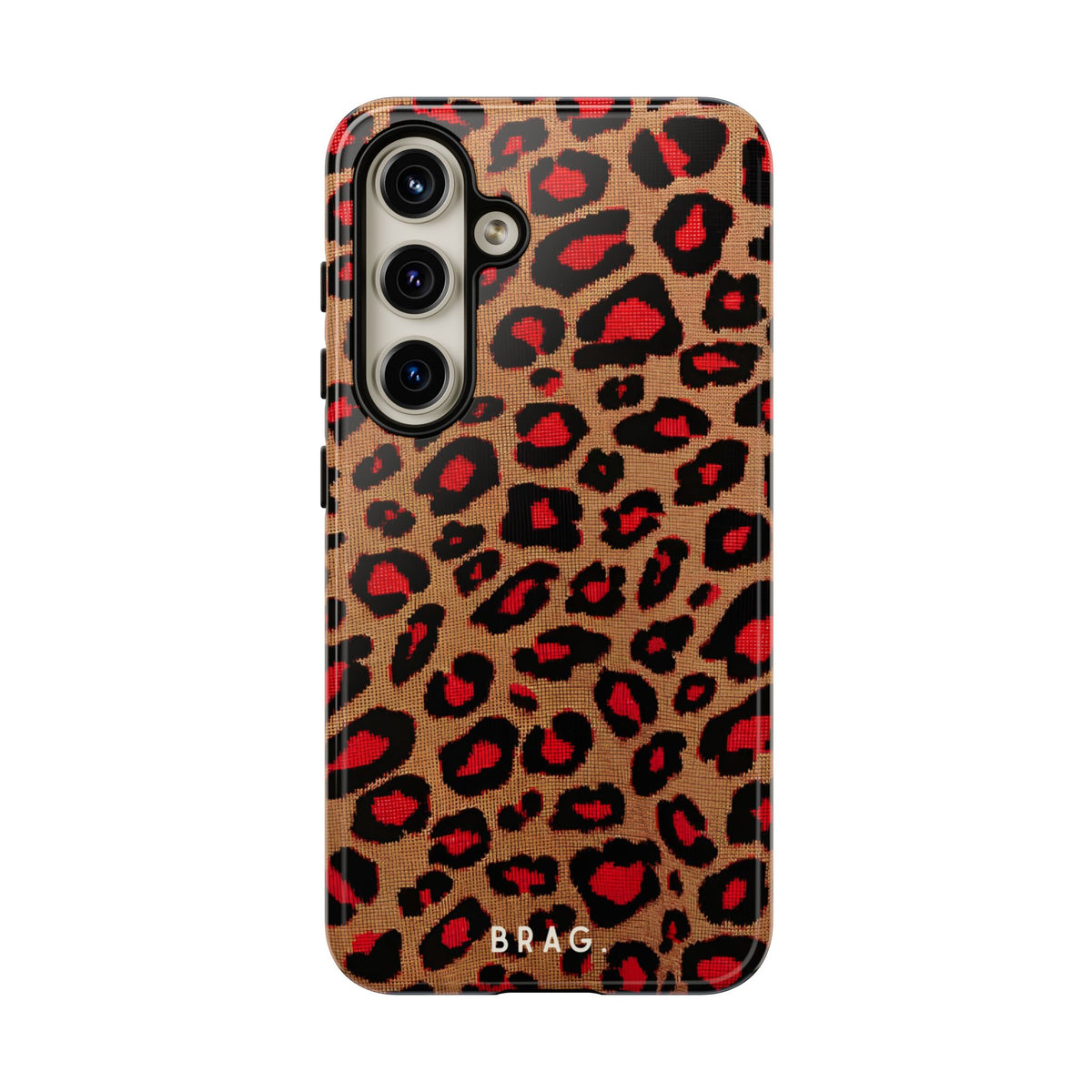 Fire Leo Leopard Tough Phone Case – Shockproof Protective iPhone Cover