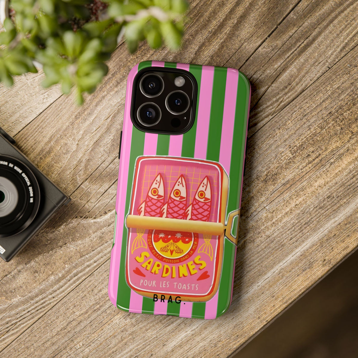 Tinned Pink Tough Phone Case – Shockproof Protective iPhone Cover