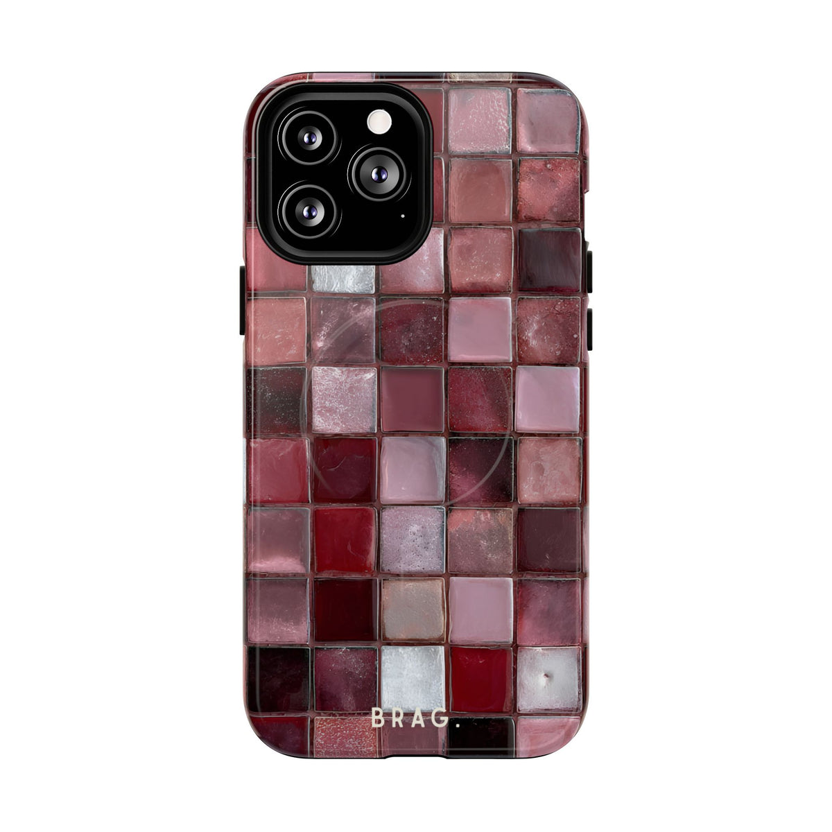 Cherry Tile MagSafe Tough Phone Case — Magnetic Protective Cover