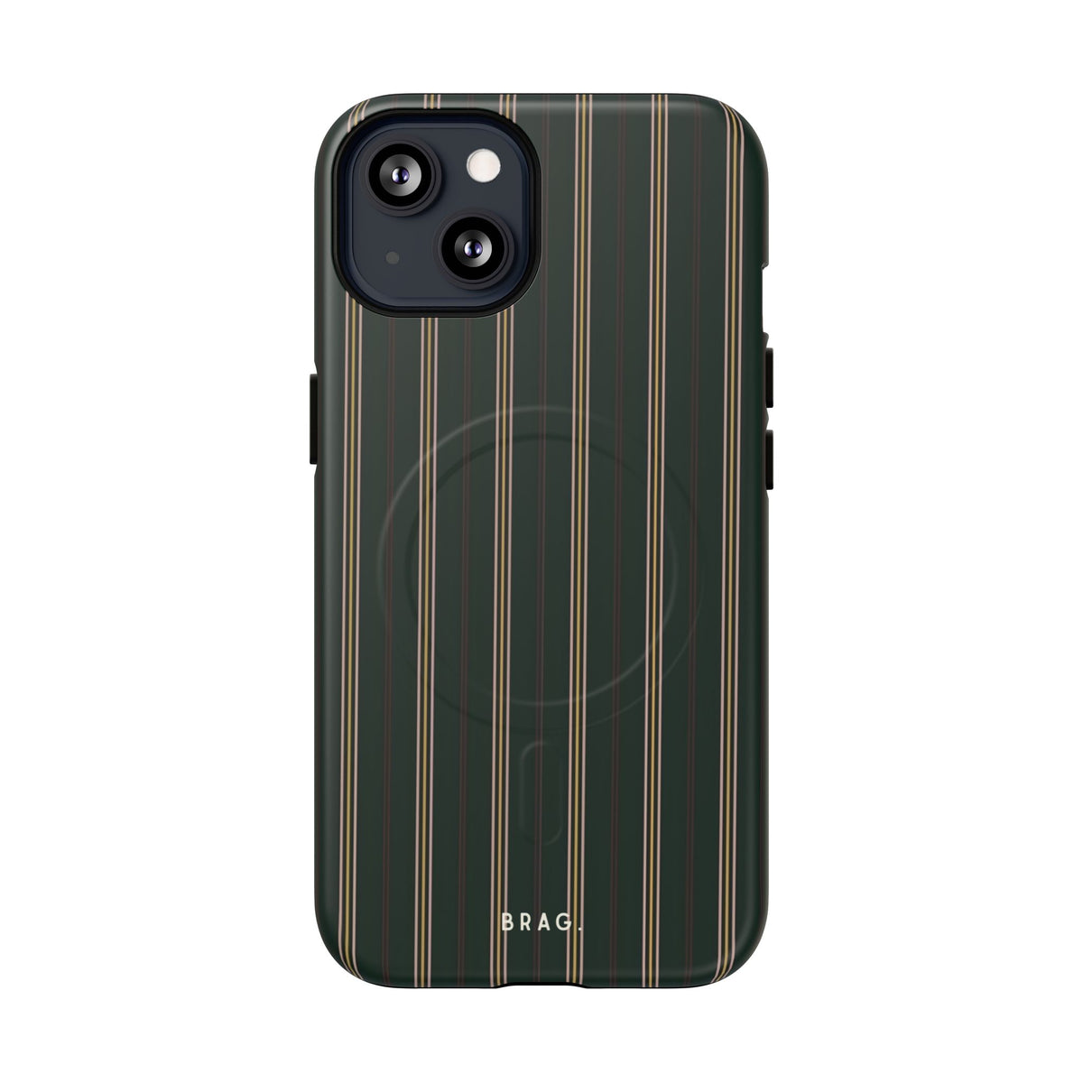 Vintage Pinstripe MagSafe Tough Phone Case — Magnetic Protective Cover