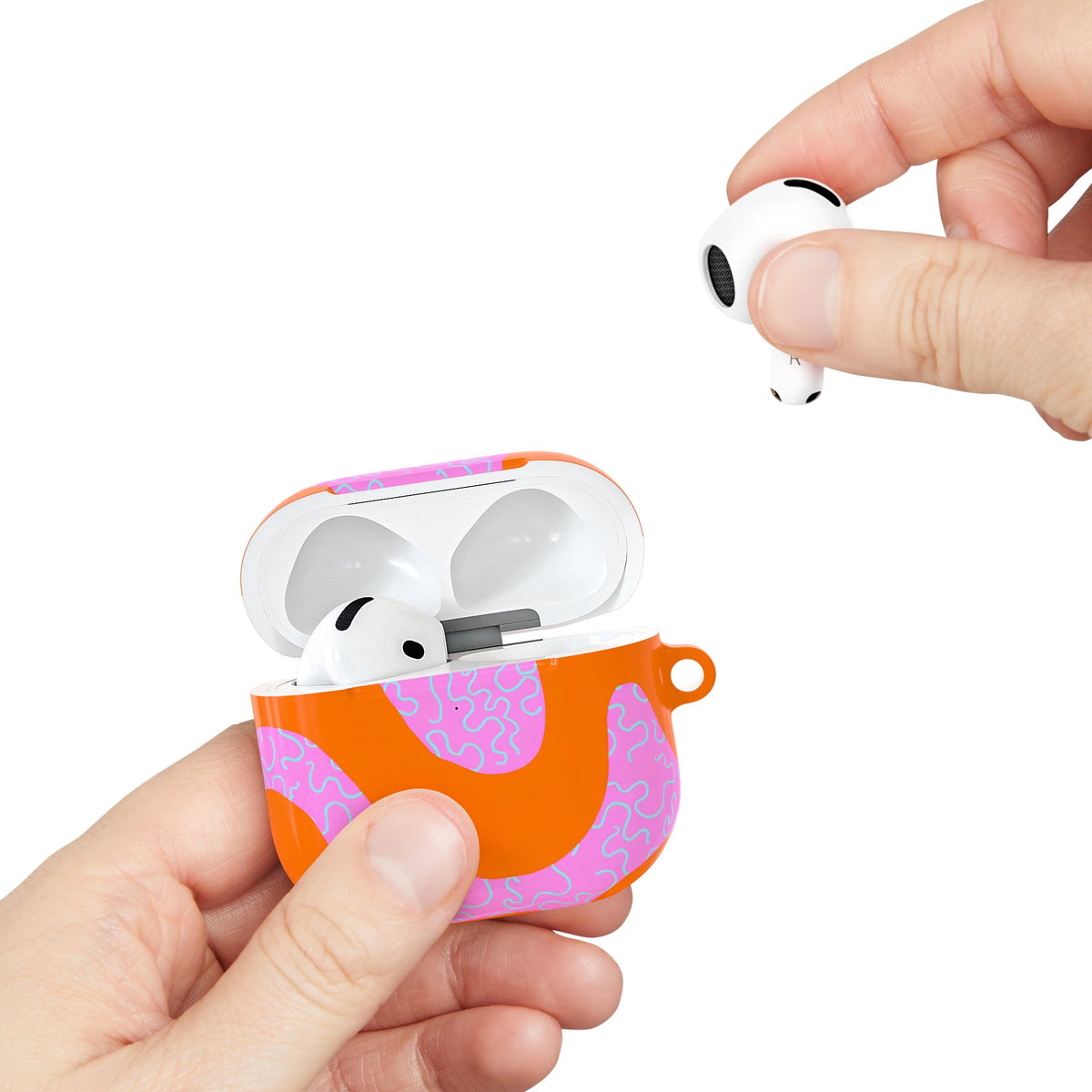 Coral Kiss AirPod Case – Slim Protective Charging Case