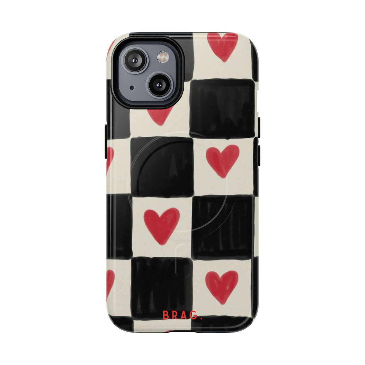 Heart Check MagSafe Tough Phone Case — Magnetic Protective Cover