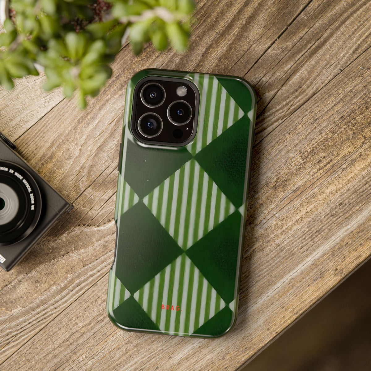 Woven Pattern Magnetic Impact-Resistant Phone Case