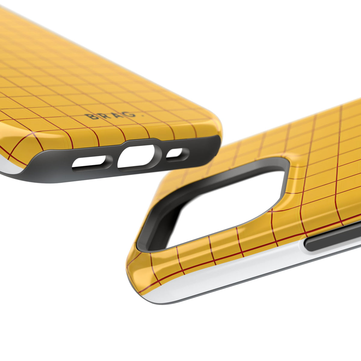 Cheese Grid Magnetic Impact-Resistant Phone Case