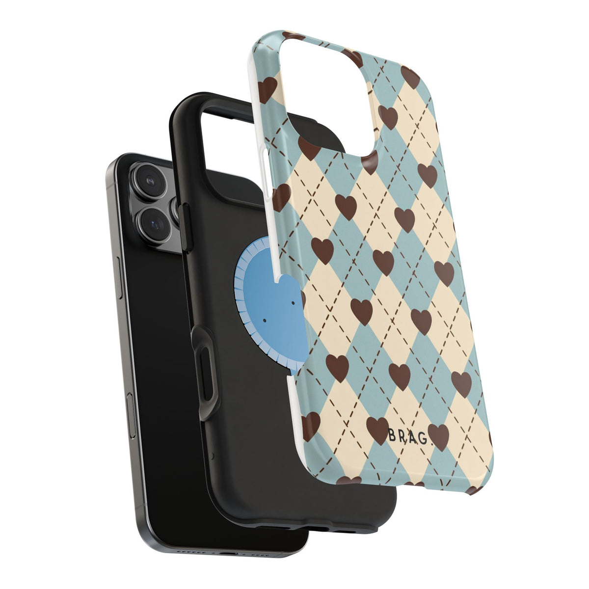 Sweetheart Plaid Magnetic Impact-Resistant Phone Case