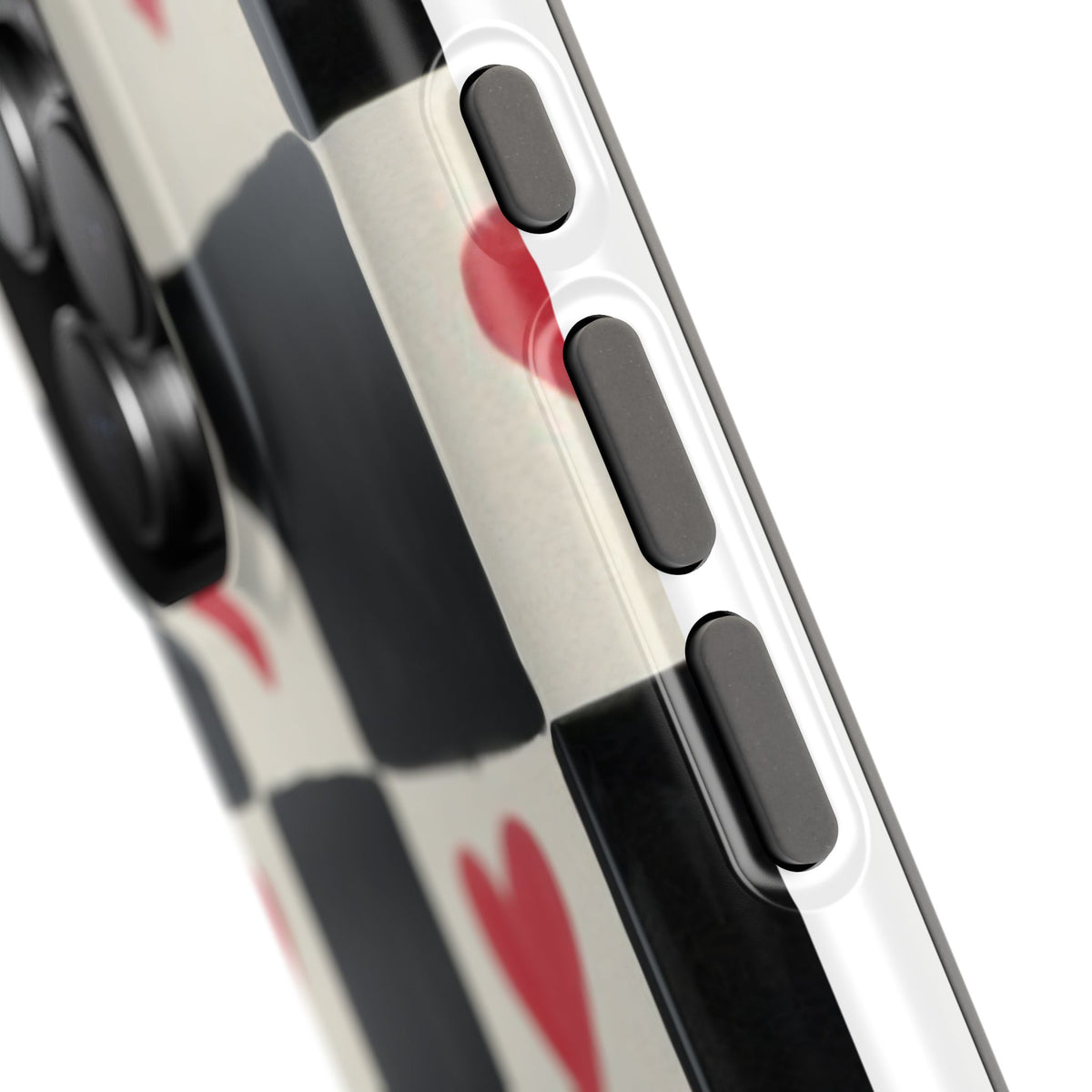 Heart Check Magnetic Impact-Resistant Phone Case