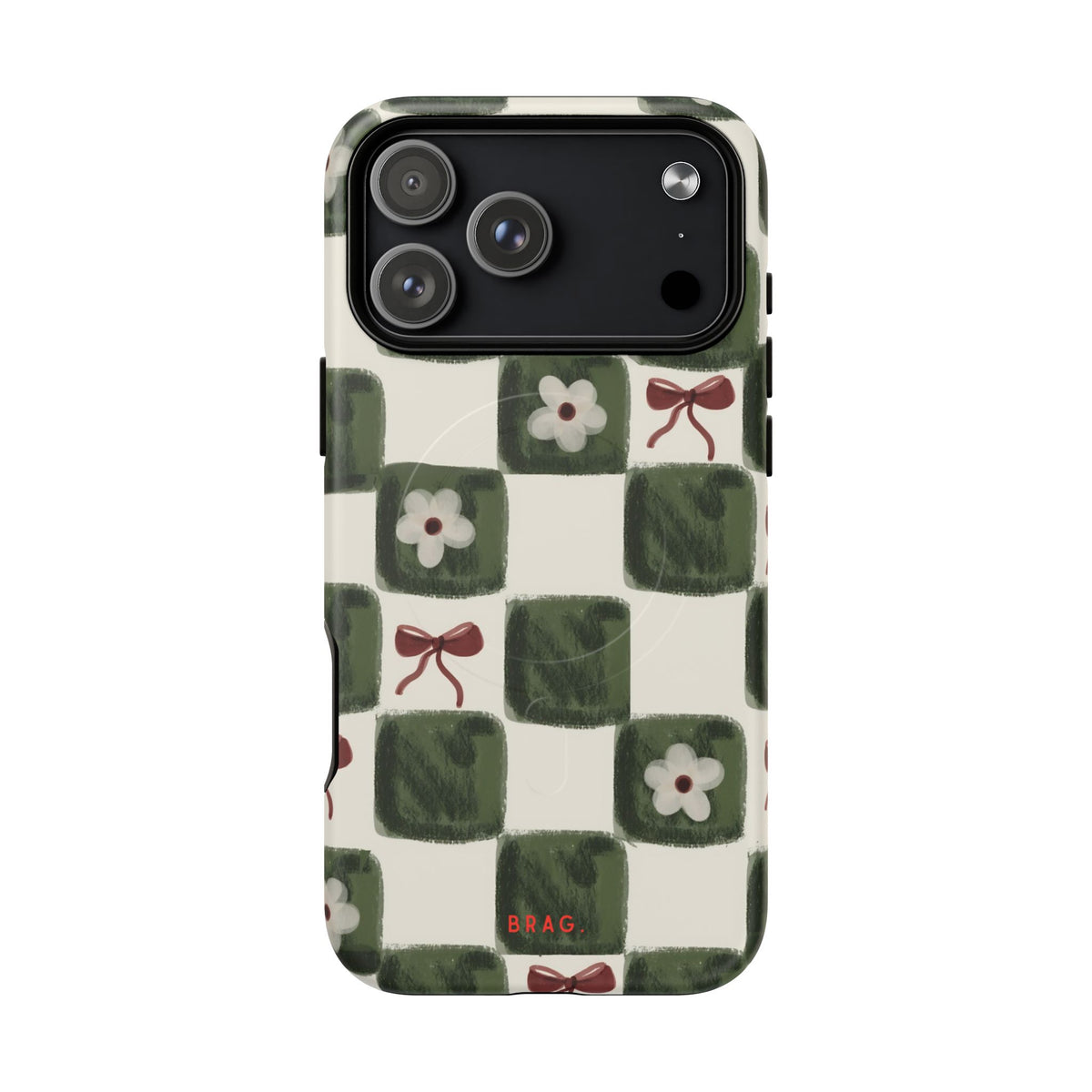 Garden Mosaic MagSafe Tough Phone Case — Magnetic Protective Cover