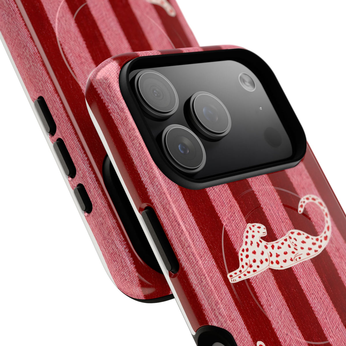 Pink Safari MagSafe Tough Phone Case — Magnetic Protective Cover