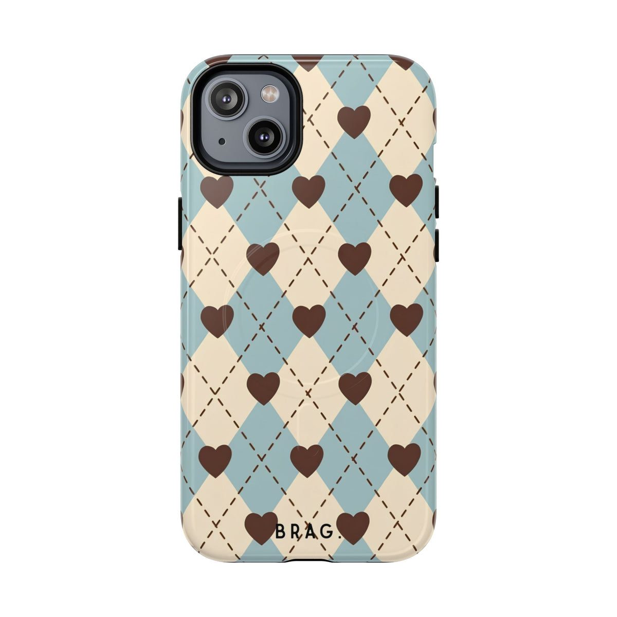 Sweetheart Plaid MagSafe Tough Phone Case — Magnetic Protective Cover