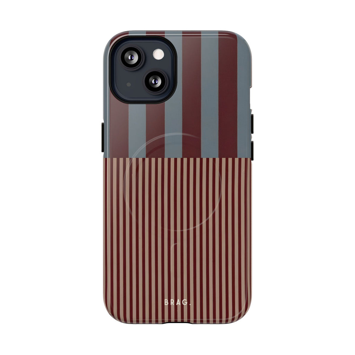 Candy Stripe MagSafe Tough Phone Case — Magnetic Protective Cover