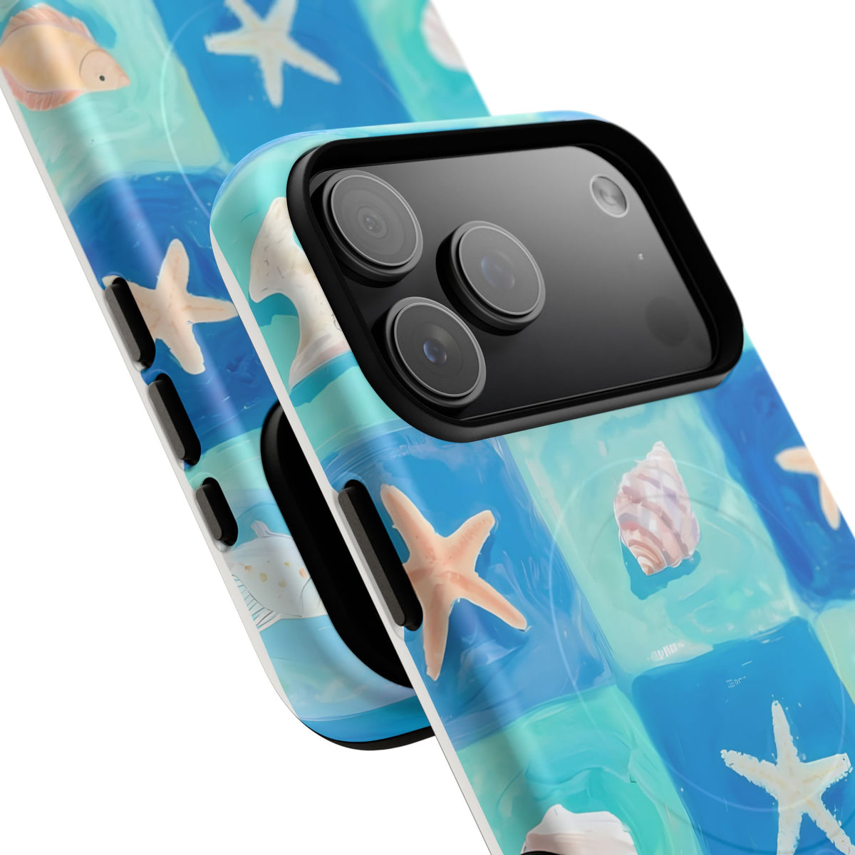 Saltwater Tiles MagSafe Tough Phone Case — Magnetic Protective Cover