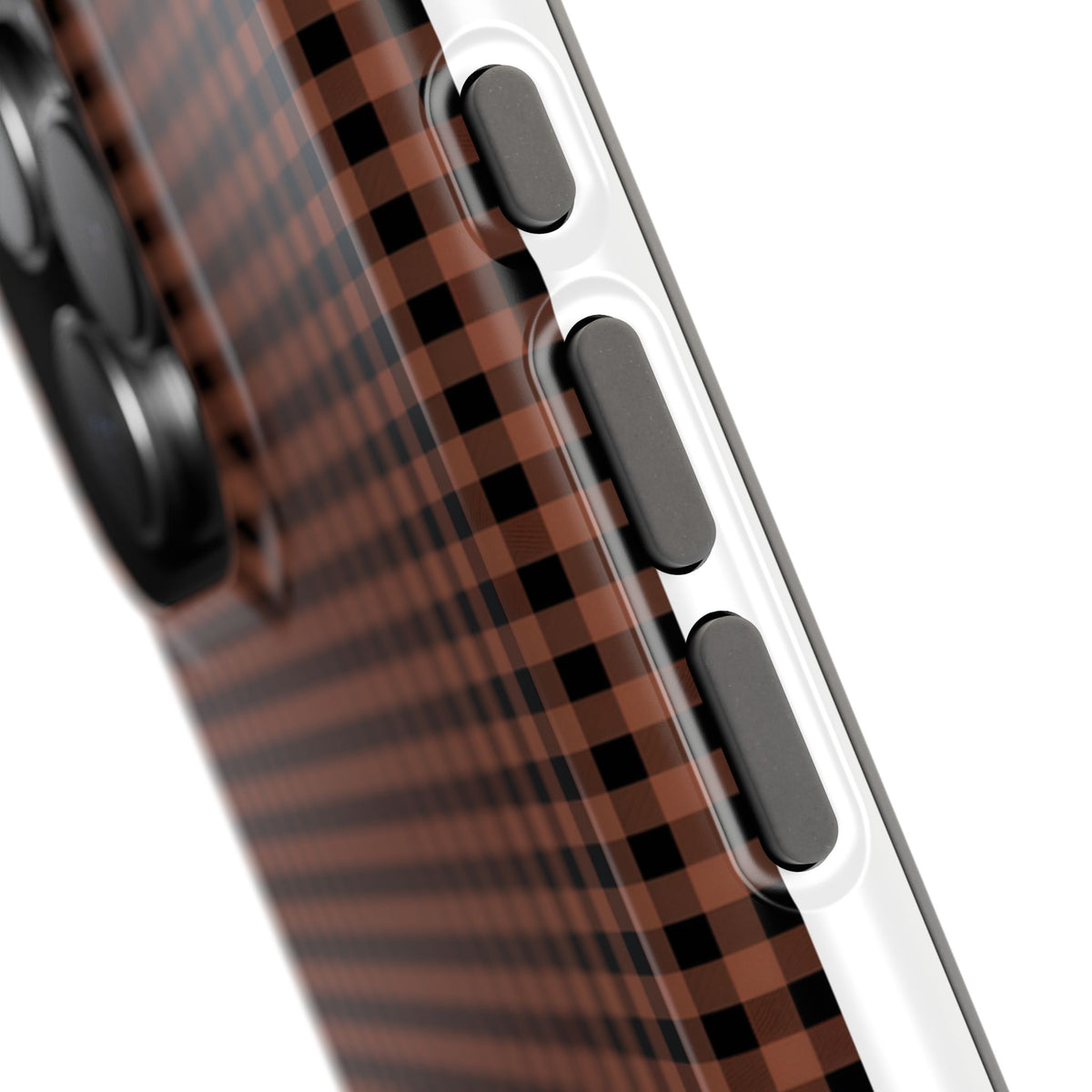 Cafe Check Magnetic Impact-Resistant Phone Case
