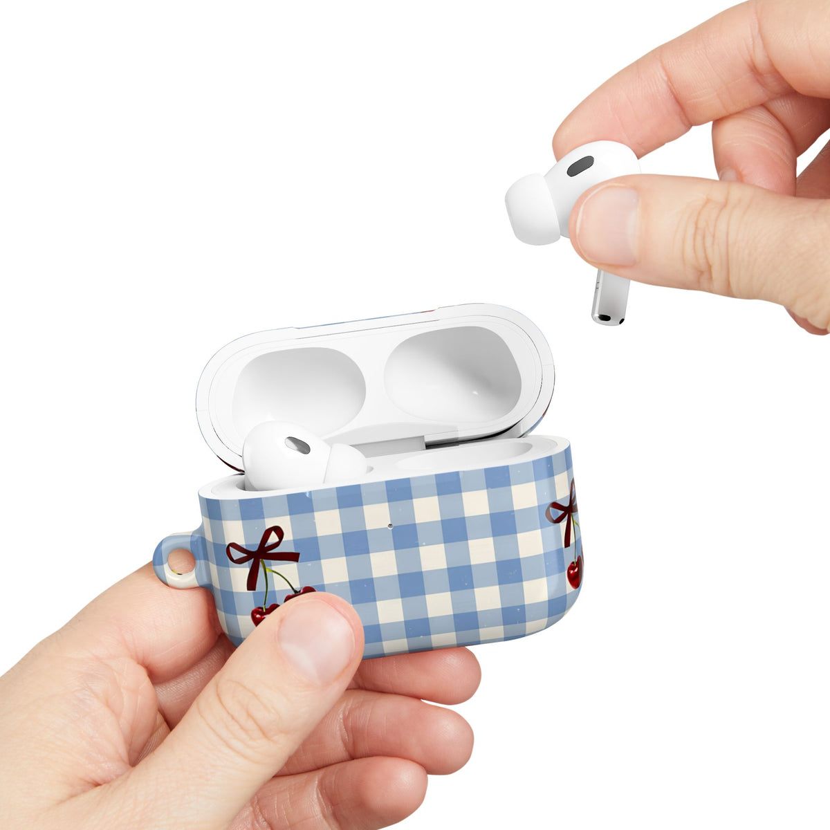 Cherry Picnic AirPod Case – Slim Protective Charging Case