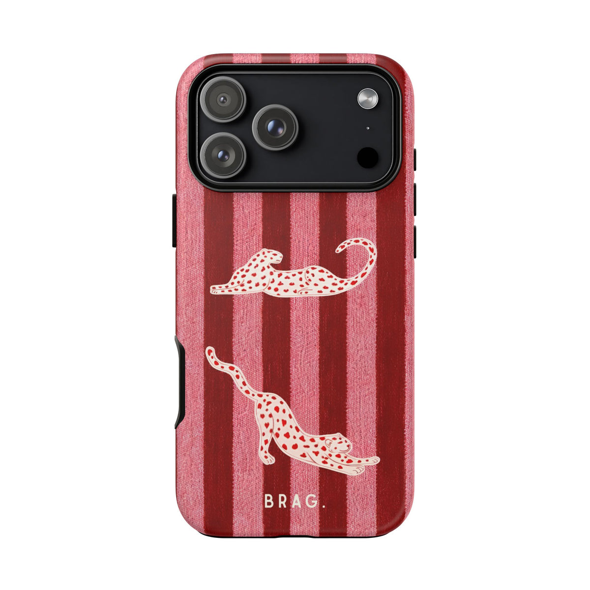 Pink Safari Tough Phone Case – Shockproof Protective iPhone Cover