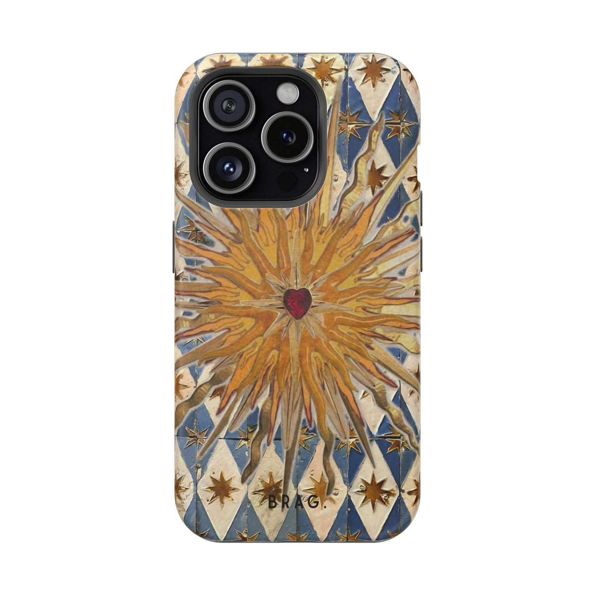 Fortune Heart Magnetic Impact-Resistant Phone Case