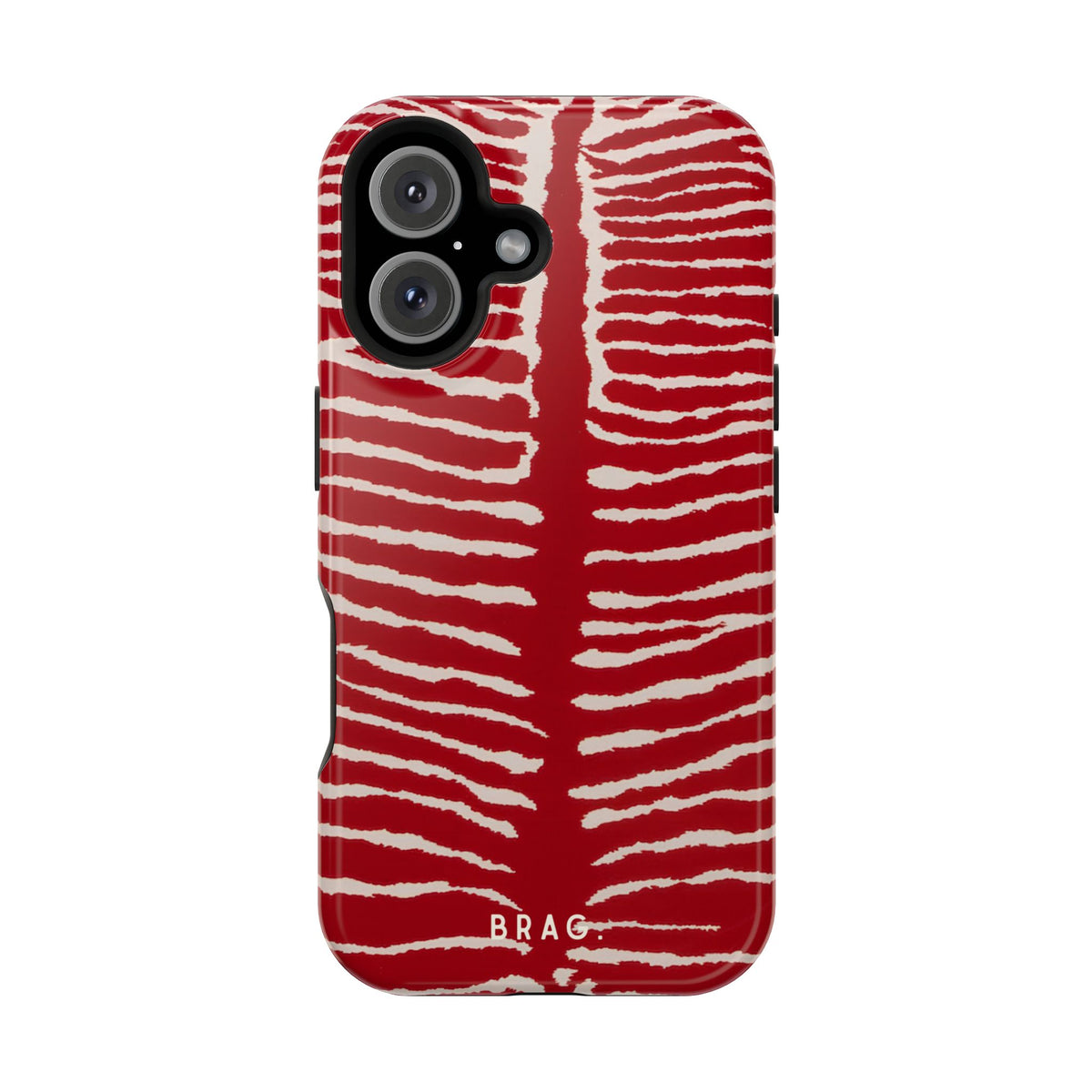 Striped Heat Magnetic Impact-Resistant Phone Case