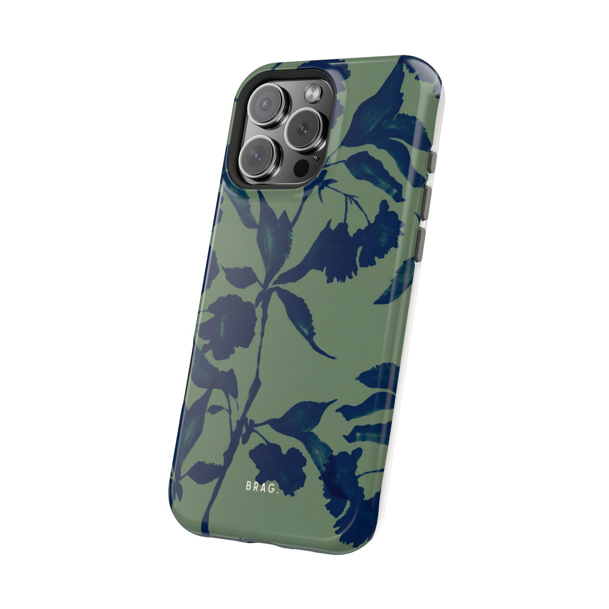 Sage Bloom Magnetic Impact-Resistant Phone Case