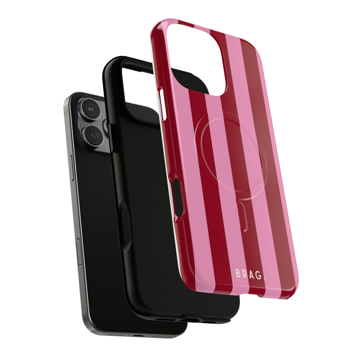 Candy Cane MagSafe Tough Phone Case — Magnetic Protective Cover