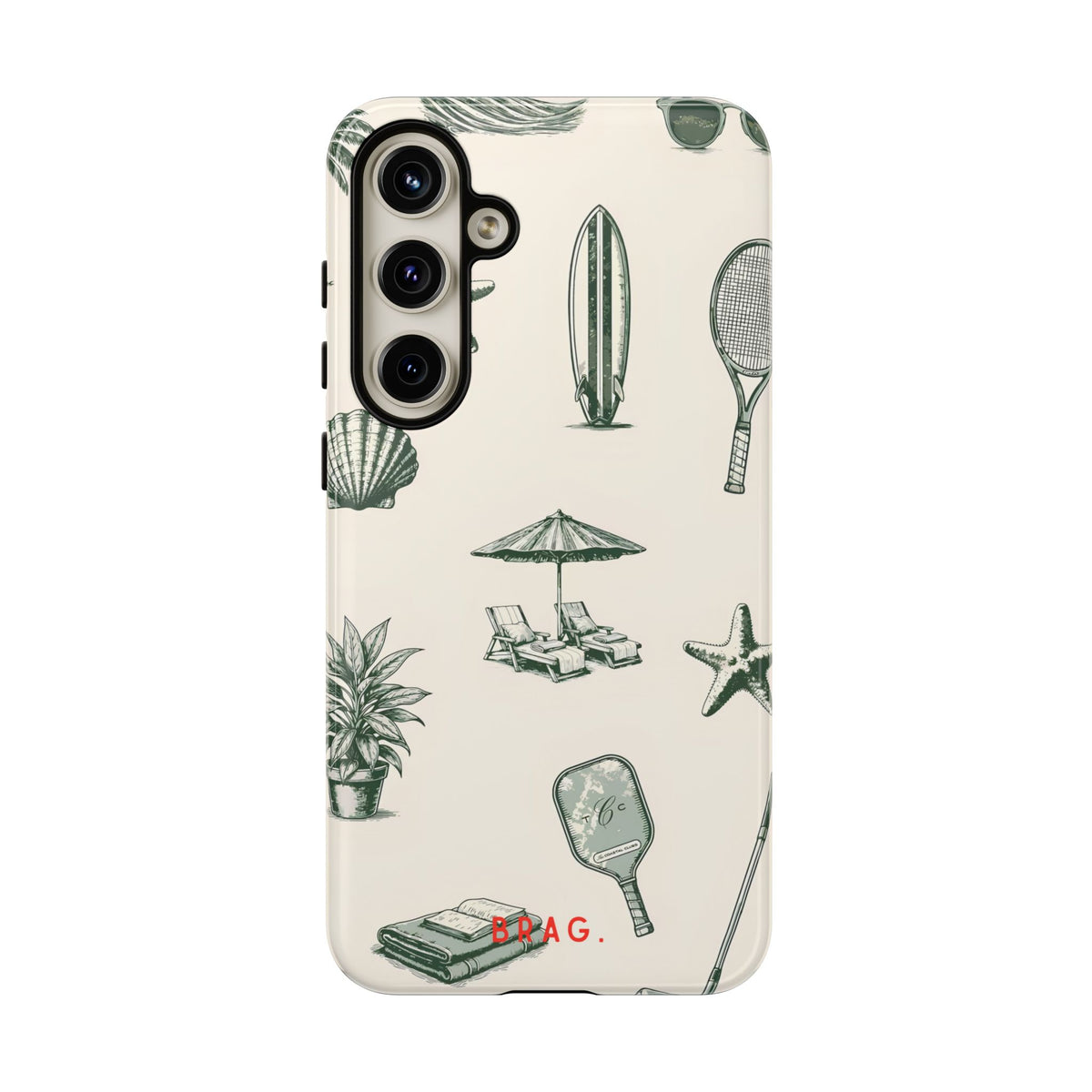 Beach Club Tough Phone Case – Shockproof Protective iPhone Cover