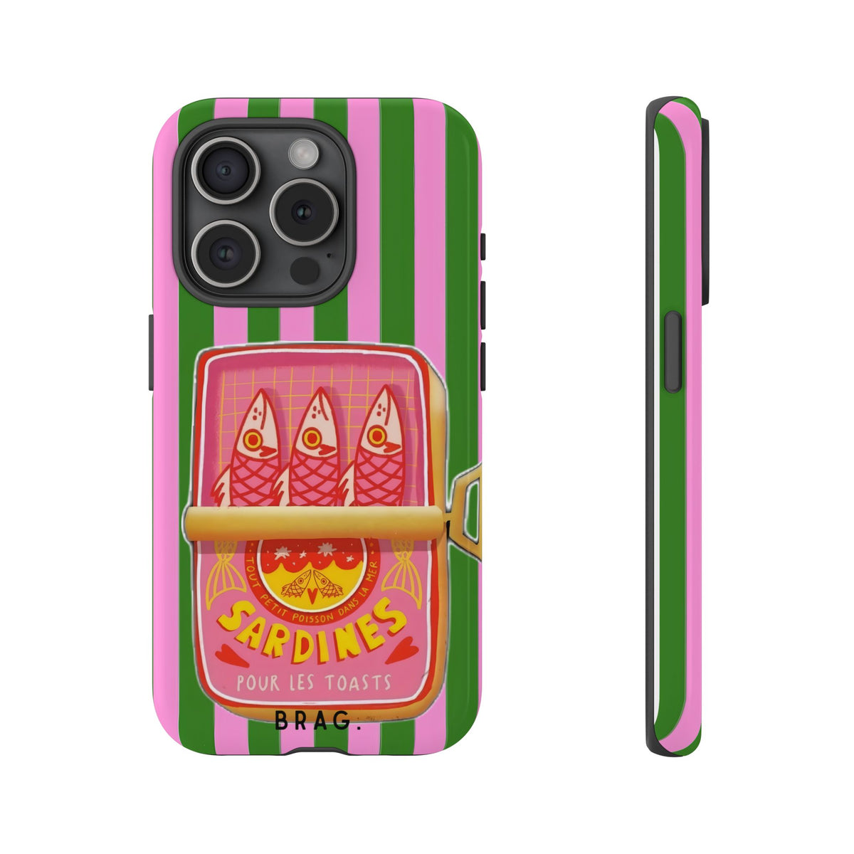 Tinned Pink Tough Phone Case – Shockproof Protective iPhone Cover