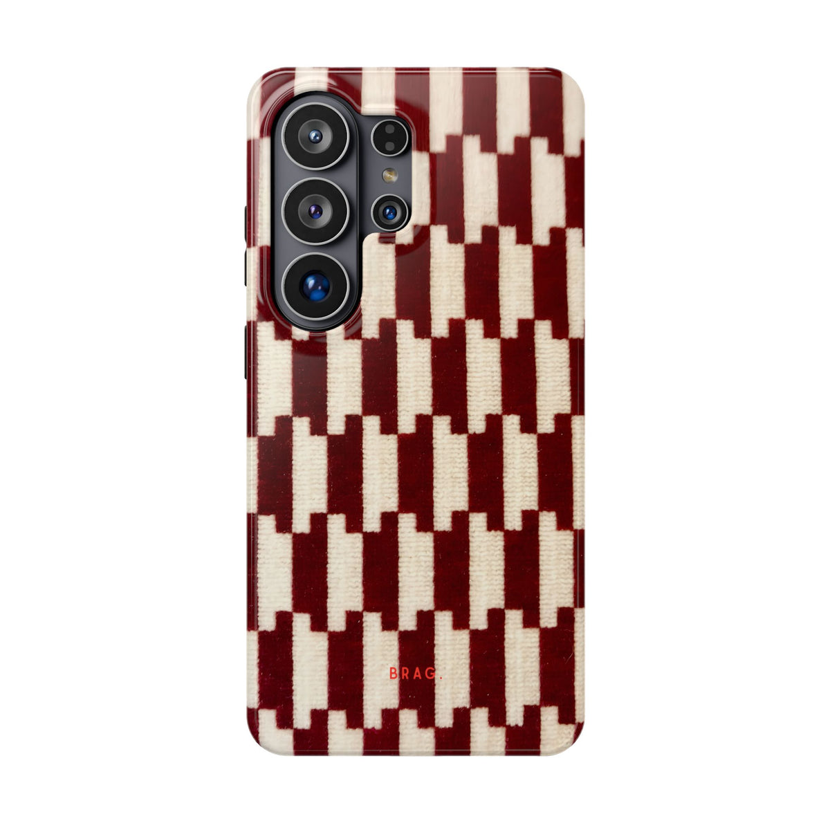 Wine & Cream Magnetic Impact-Resistant Phone Case