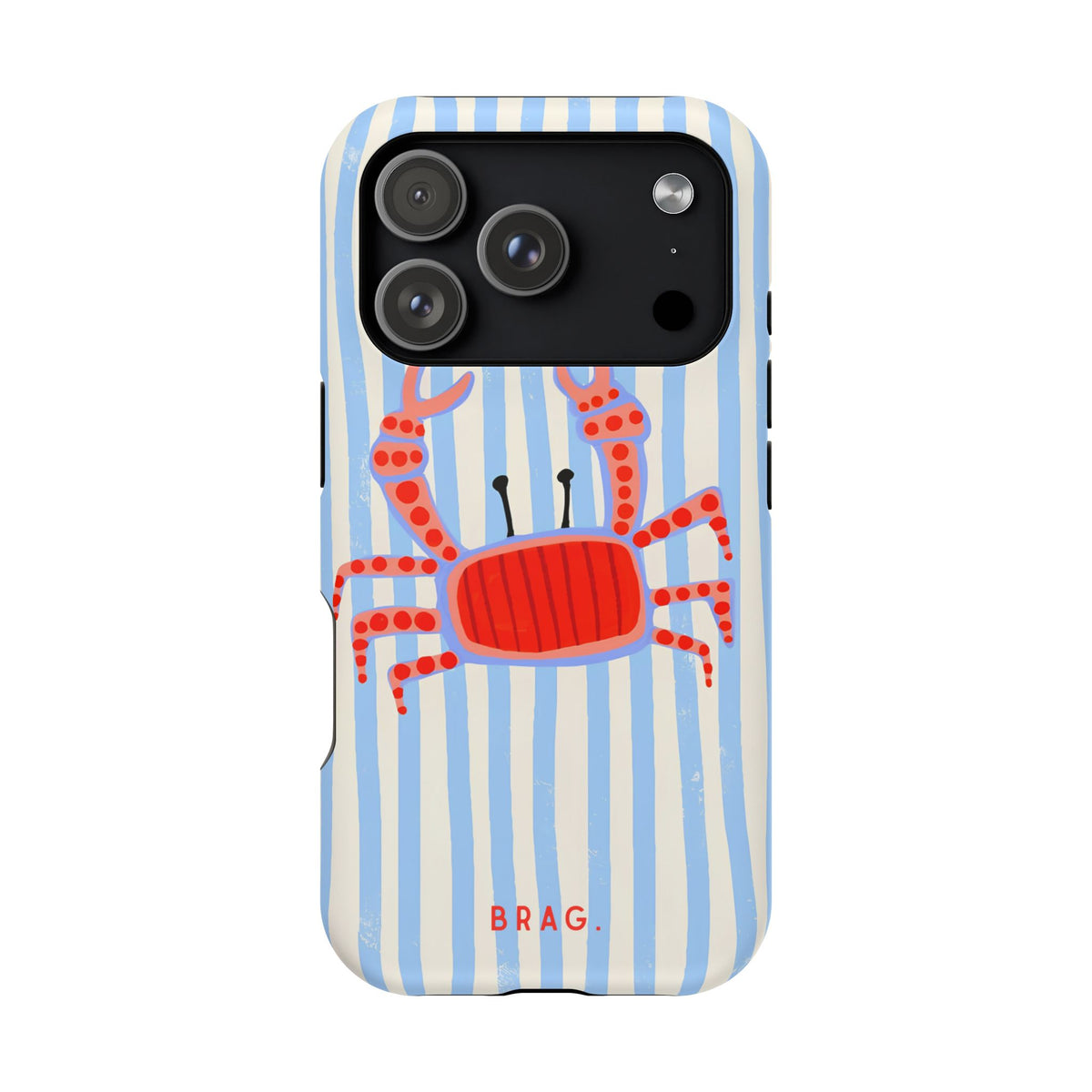 Azure Crab Magnetic Impact-Resistant Phone Case