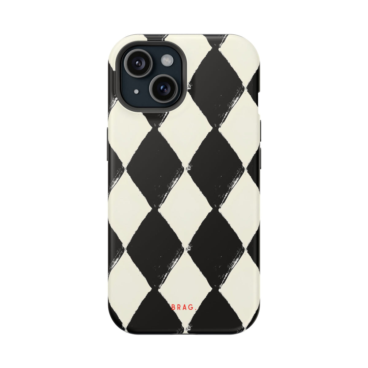 Ivory Harlequin Magnetic Impact-Resistant Phone Case