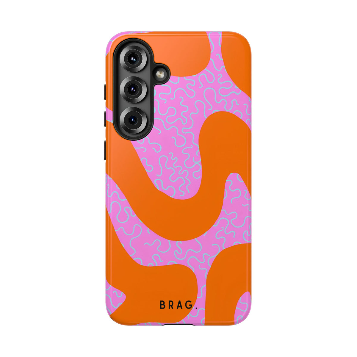 Coral Kiss Tough Phone Case – Shockproof Protective iPhone Cover
