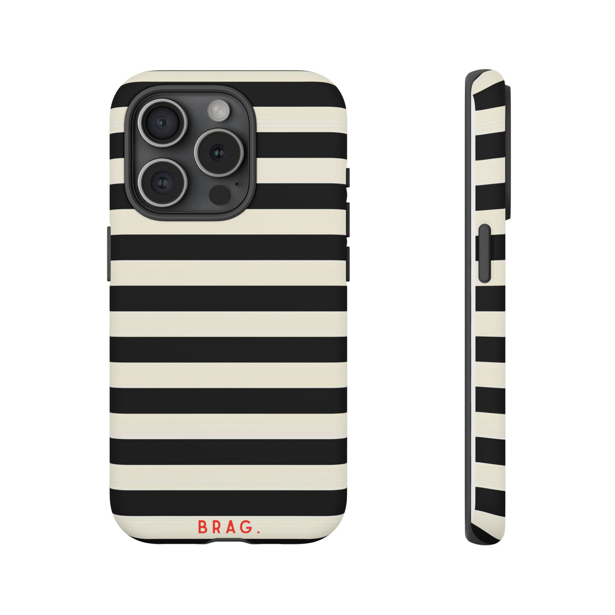 High Black Tough Phone Case – Shockproof Protective iPhone Cover