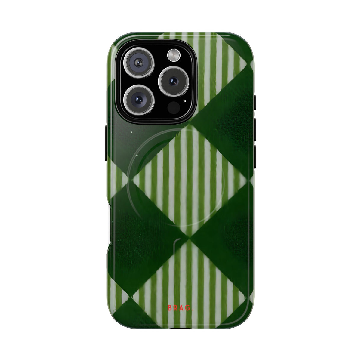 Woven Pattern MagSafe Tough Phone Case — Magnetic Protective Cover