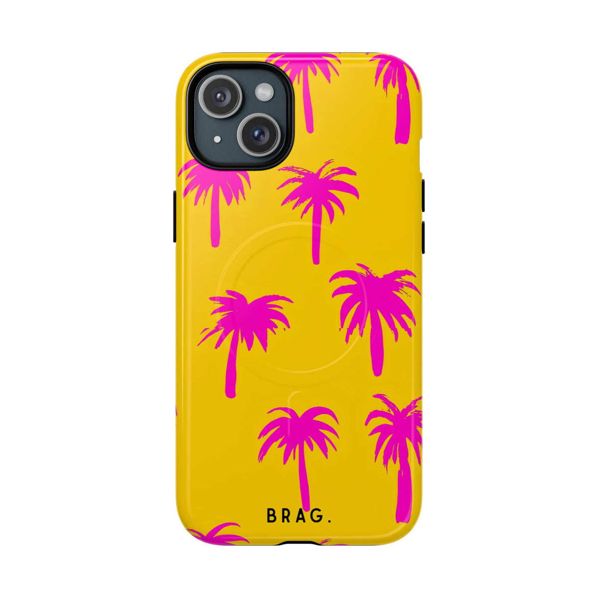 Pink Palms MagSafe Tough Phone Case — Magnetic Protective Cover