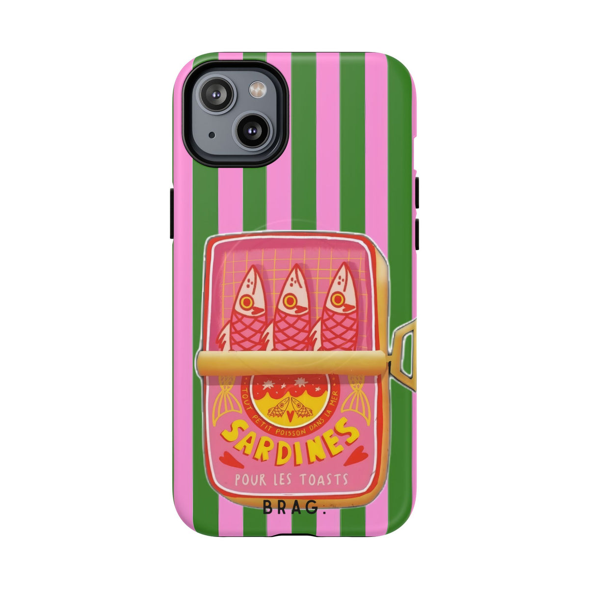 Tinned Pink MagSafe Tough Phone Case — Magnetic Protective Cover