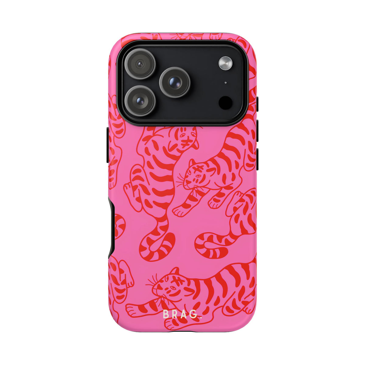 Tiger Lily Tough Phone Case – Shockproof Protective iPhone Cover