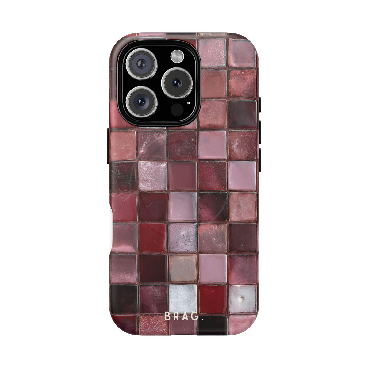 Cherry Tile MagSafe Tough Phone Case — Magnetic Protective Cover