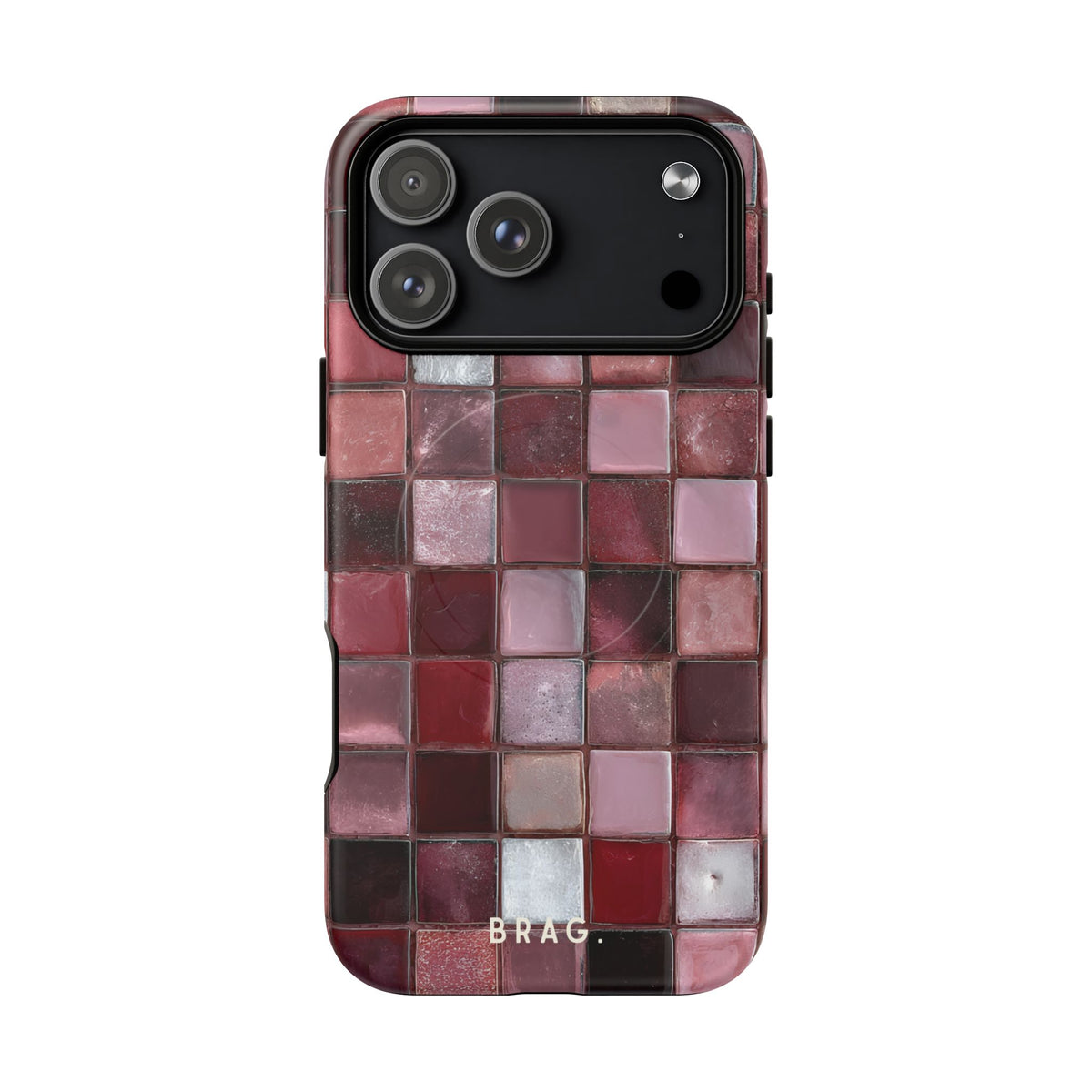 Cherry Tile MagSafe Tough Phone Case — Magnetic Protective Cover
