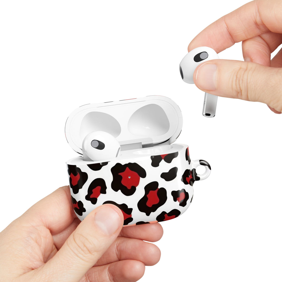 Leopard Kiss AirPod Case – Slim Protective Charging Case