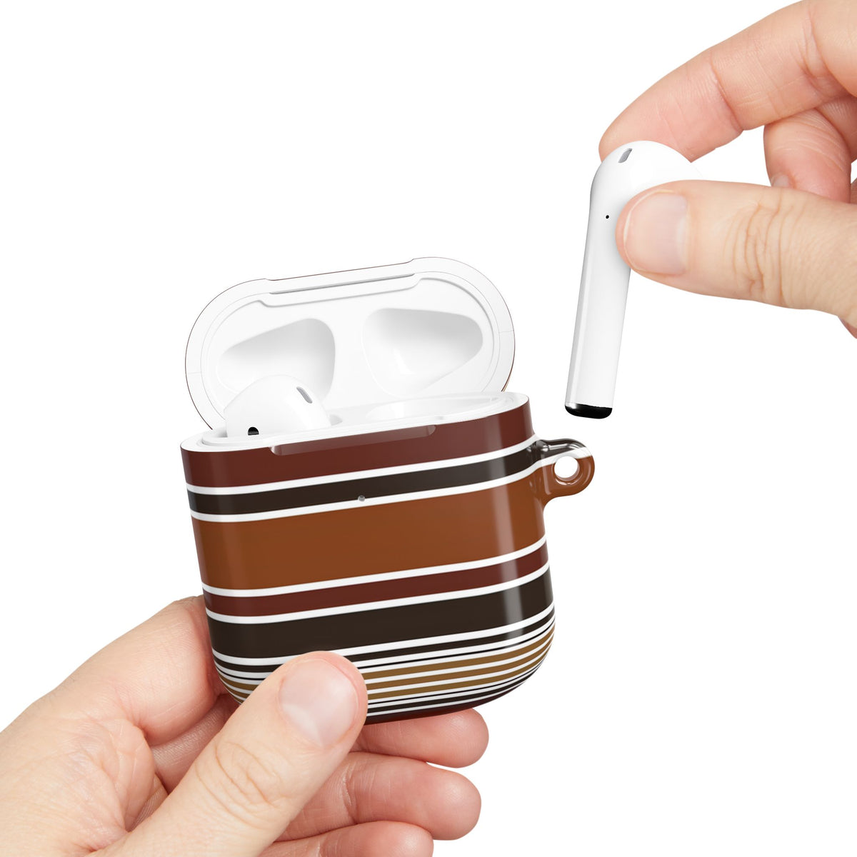 Cocoa Line AirPod Case – Slim Protective Charging Case