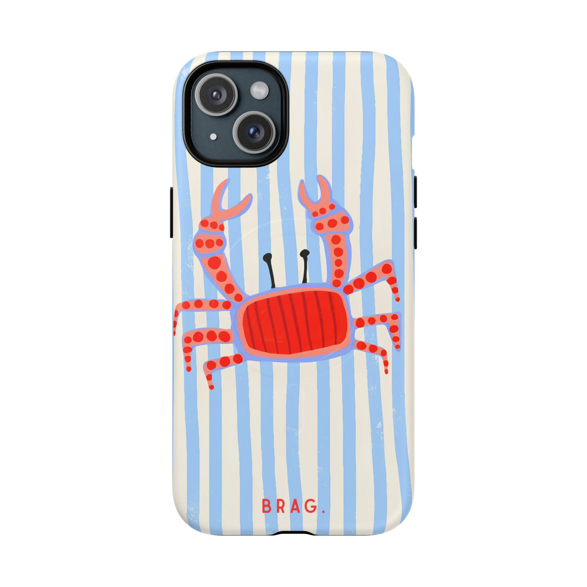 Azure Crab MagSafe Tough Phone Case — Magnetic Protective Cover