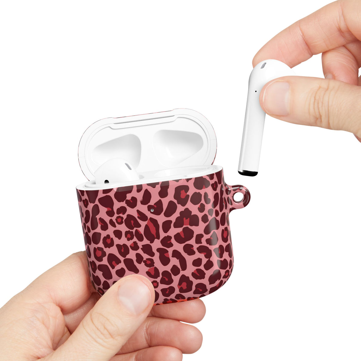 Leopard Love AirPod Case – Slim Protective Charging Case