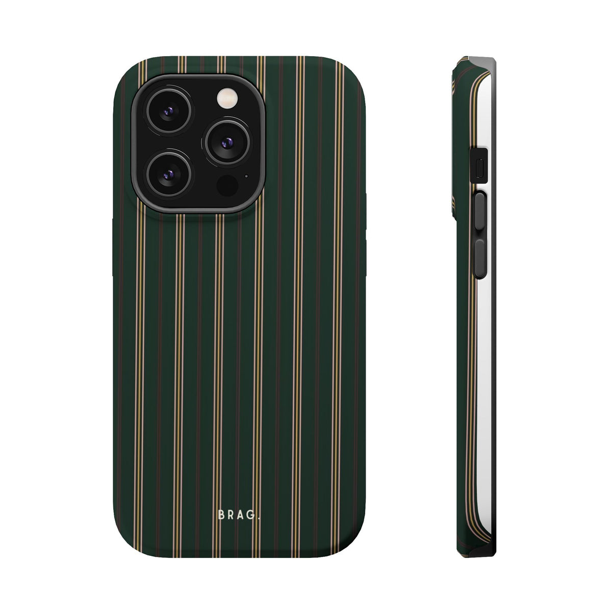 Vintage Pinstripe Magnetic Impact-Resistant Phone Case