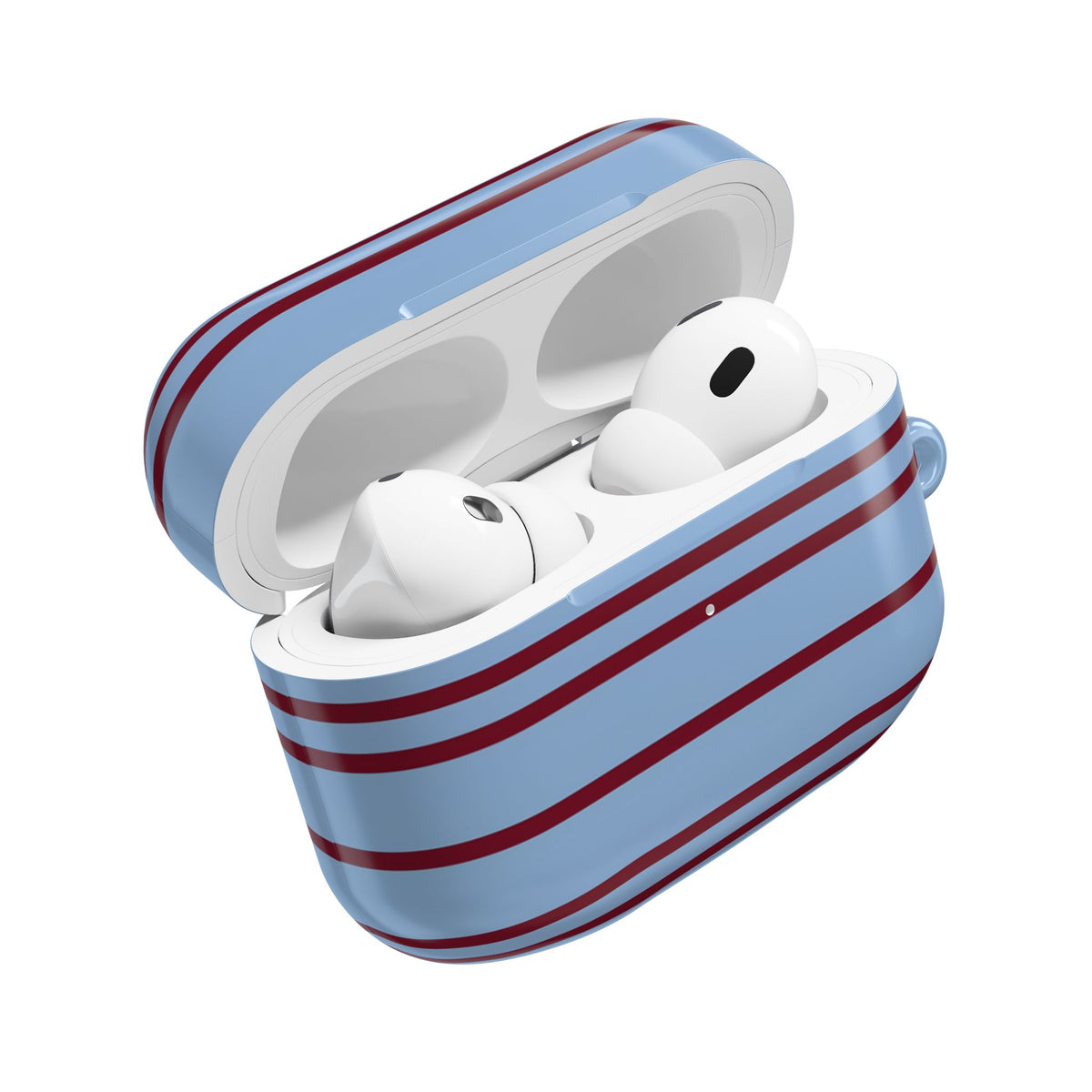 Nautical Stripe AirPod Case – Slim Protective Charging Case