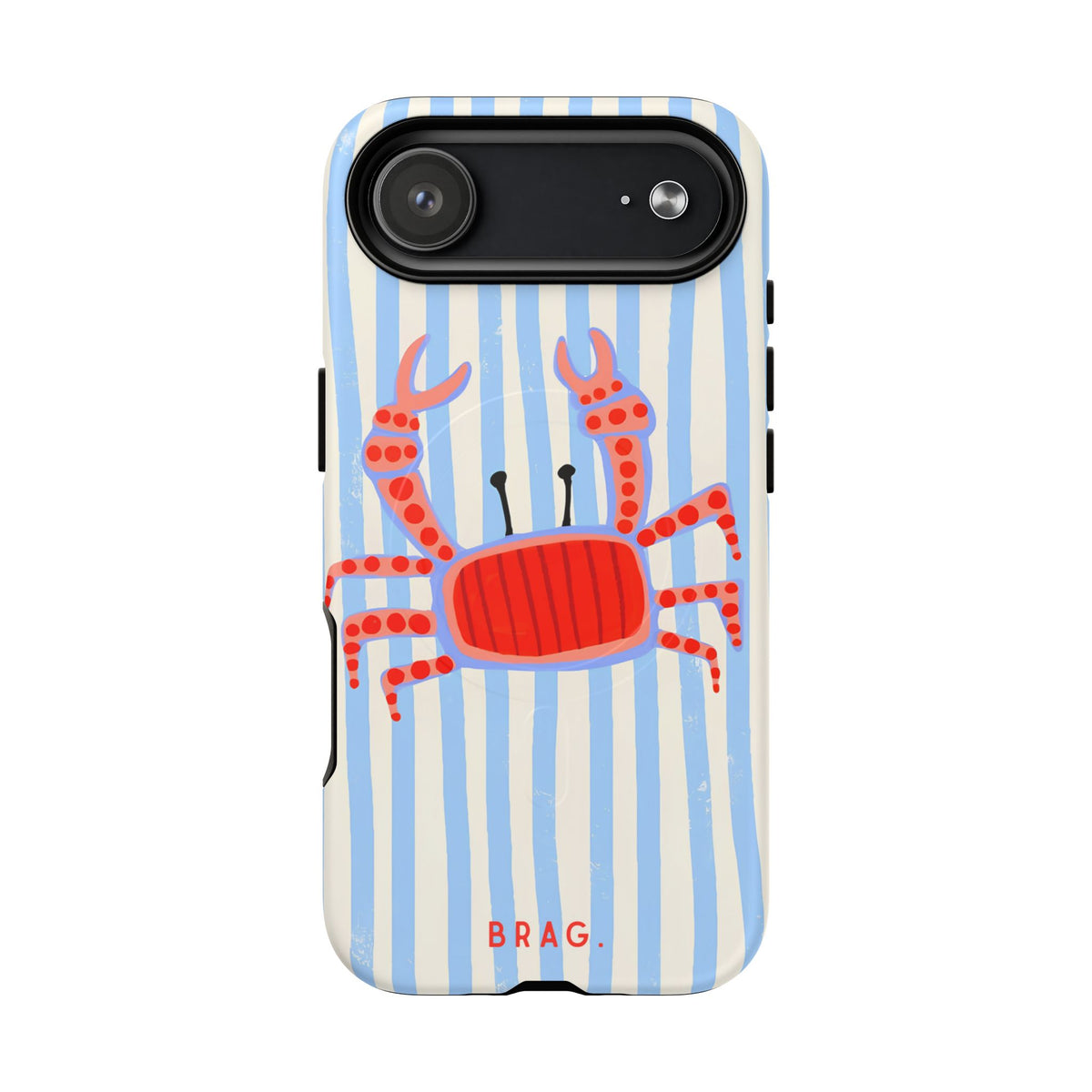 Azure Crab MagSafe Tough Phone Case — Magnetic Protective Cover