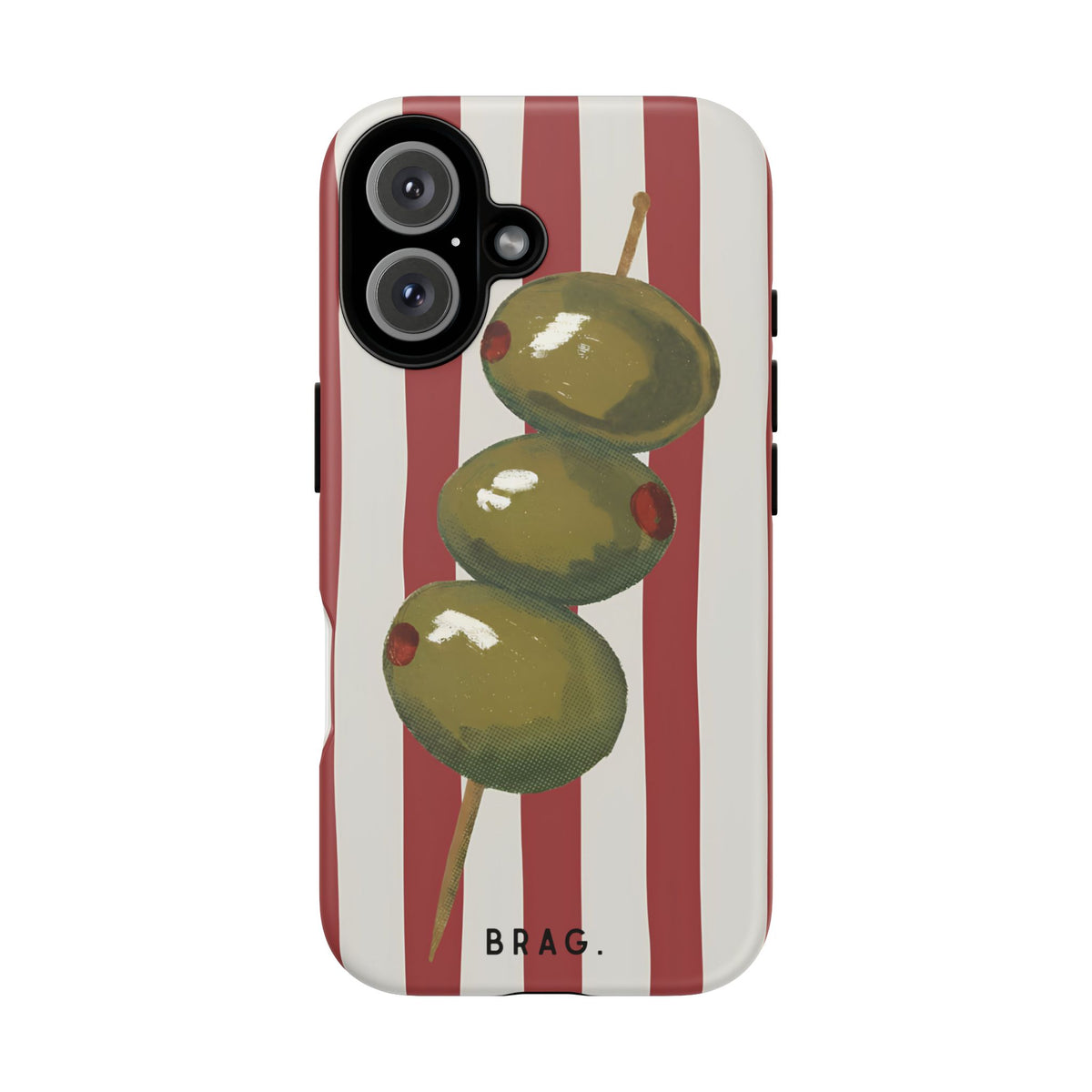 Olive Hour Tough Phone Case – Shockproof Protective iPhone Cover