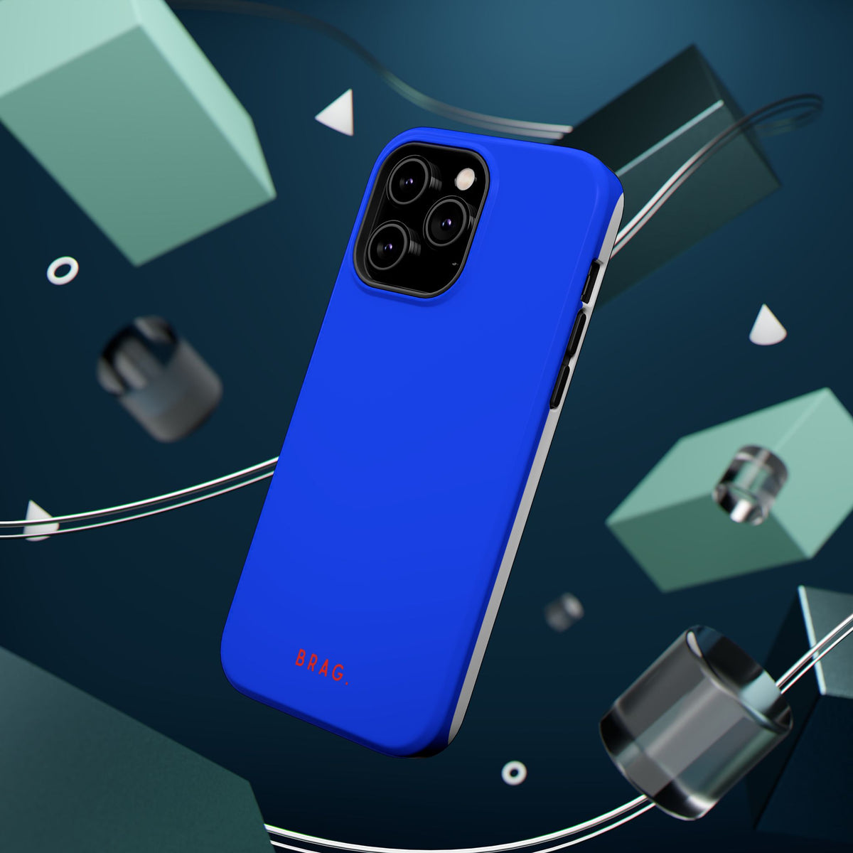 Brag Blue Magnetic Impact-Resistant Phone Case